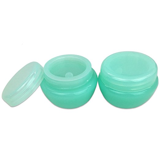 Beauticom® 12 Pieces 10G/10ML High Quality Green Frosted Container Jars with Inner Liner for Pills, Medication, Ointments and Other Beauty and Health Aids - BPA Fre - Image 7