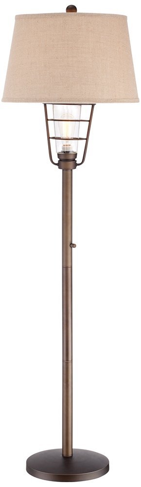 Industrial Nightlight Lantern Floor Lamp - Image 3