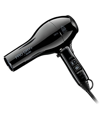 Andis 1875-Watt Professional Pro Dry+ Tourmaline Ceramic Ionic Styling Hair Dryer, Black
